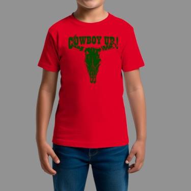 Imagem de Camisetas infanto juvenil Country Moda De Country confortável Manga Cu