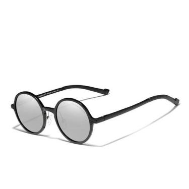 Imagem de Óculos de Sol Masculino Redondo Steampunk Kingseven Polarizados, C4