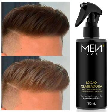 Imagem de Loção Clareadora Para Cabelo e Barba Masculino 150mL Menspa