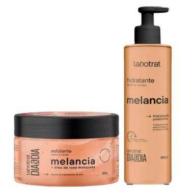 Imagem de Kit Hidratante 190ml + Esfoliante 300g Labotrat Melância Corpo e Rosto