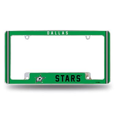 Imagem de Rico Industries Moldura de placa de carro automotiva NHL Dallas Stars Classic 30,48 cm x 15,24 cm para carro/caminhão/SUV