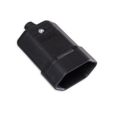 Imagem de Tomada Fêmea 10A 2 Pinos Preta MarGirius, Preto