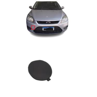 Imagem de Tampa Reboque Parachoque Dianteiro For Focus 2009 2010 2011 2012 2013 