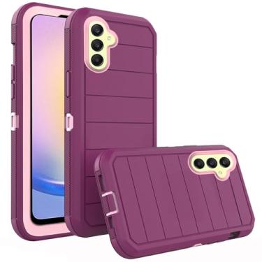 Imagem de Asuwish Capa de telefone para Samsung Galaxy A26, capa de celular híbrida à prova de choque de grau militar, acessórios para celular de proteção rígida robusta de corpo inteiro A 26 mulheres homens