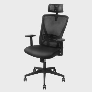 Imagem de Cadeira de Escritório Giratória Ergonômica Gamer Reclinável em 3 Posições Crivelo