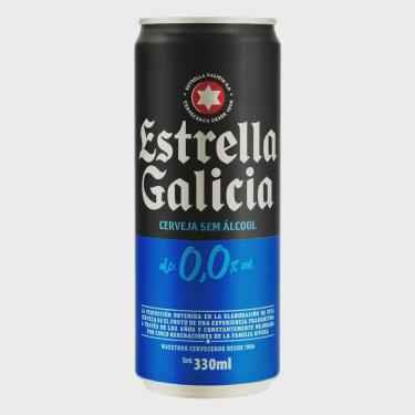 Imagem de Cerveja Estrella Galicia Zero Álcool Lata 330ml