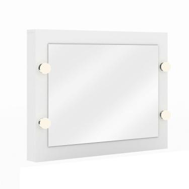 Imagem de Espelho De Penteadeira Suspensa Para Quarto Mpd Branco