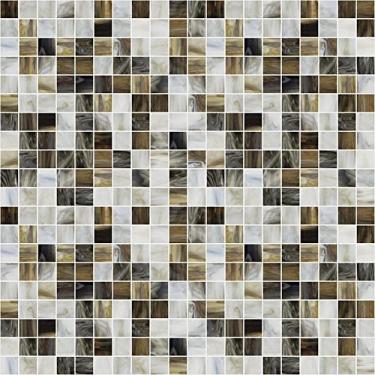 Imagem de Papel De Parede 12m Adesivo Lavável Pastilha Tons Marrom Marfim