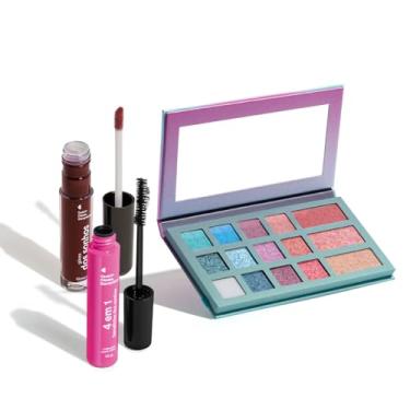 Imagem de Combo Dos Sonhos: Paleta Multifuncional 24,6g + Máscara Para Cílios 10g + Gloss Labial Roxo 4ml
