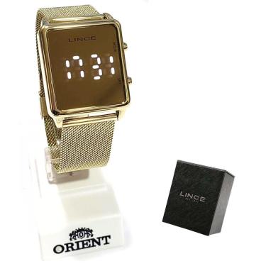 Imagem de Relógio Lince Feminino Digital Led Espelhado MDG4619LBXKX