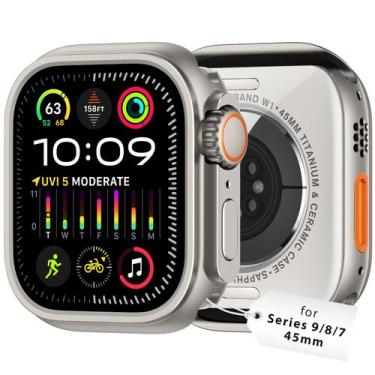 Imagem de Capa + Watch Crown + Capa traseira AMBand para Apple Watch 45 mm