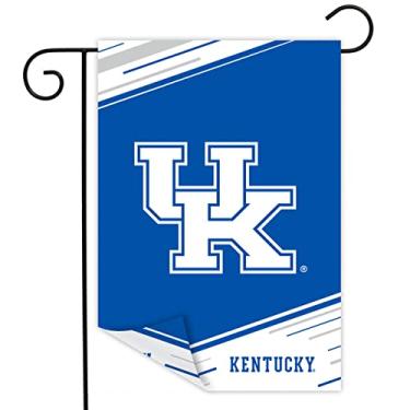Imagem de Bandeira de jardim dupla face licenciada pela Universidade de Kentucky NCAA 30,48 cm x 45,72 cm Briarwood Lane