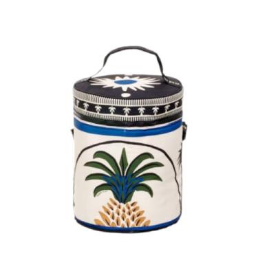 Imagem de Bolsa Farm Térmica Cooler Farofa Estampado Praia Piscina Bag Jardim Tropical