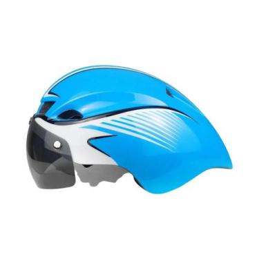 Imagem de Capacete de Ciclismo Aero Road Ajustável Wildside WINGER II - Óculos p