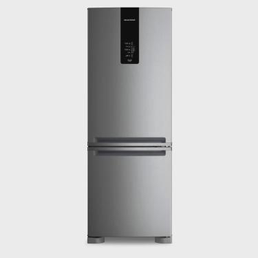 Imagem de Geladeira Brastemp Frost Free Inverse a + + + 479 litros cor Inox com Super Capacidade e Smart Flow - BRE58FK