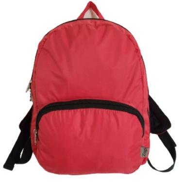 Imagem de Mochila Feminina de Nylon Emborrachado Impermeavel Vermelho