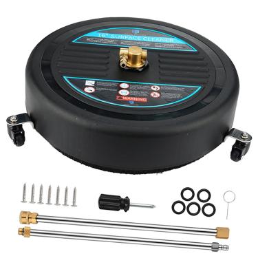 Imagem de Ioensy Limpador de superfícies com lavadora de alta pressão, 3600 PSI, conector de 1/4", ferramenta de limpeza de superfícies, esfregão de piso de