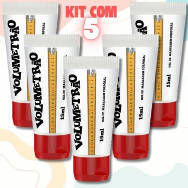 Imagem de Kit 5 Intensificador de Macho Volumetrão Incha Pênis 15Ml Segred Love 