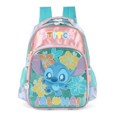 Imagem de Mochila Costas Escolar Stitch Disney 16" Infantil Meninas