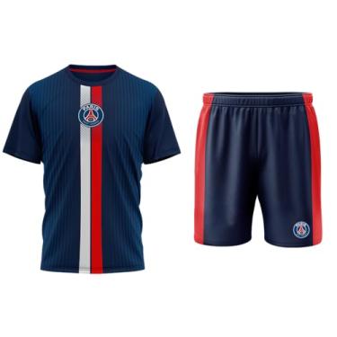 Imagem de Kit PSG Mini Craque Infantil Azul Marinho