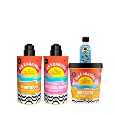 Imagem de Kit Lola Ela é Carioca Sh 500ml + Cond 500ml + Masc 450ml + Danos Vora