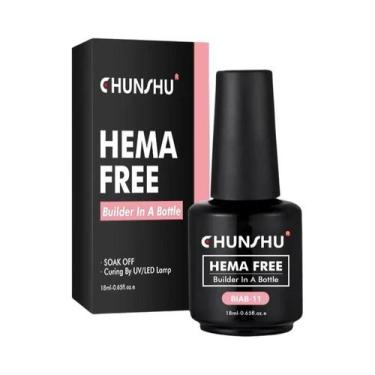 Imagem de Gel UV Com Base De Borracha Grossa De 18ml Para Extensões De Unhas Con