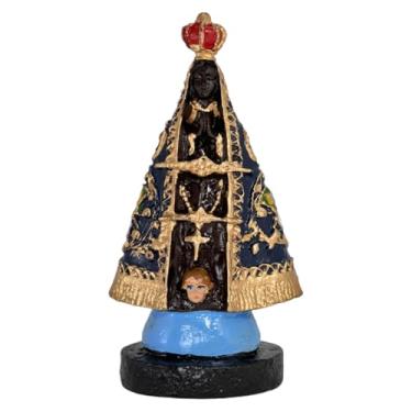 Imagem de Nossa Senhora Aparecida Bandeira Brasil Imagem De Santa 12cm