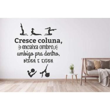 Imagem de Adesivo De Parede Pilates - Lojinha Da Luc Adesivos