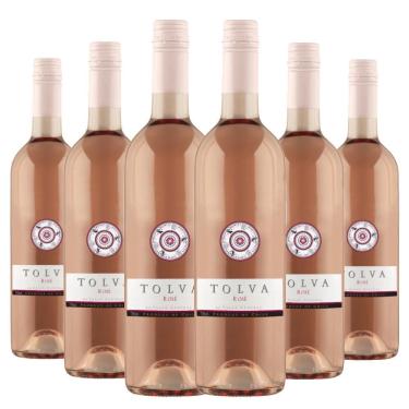 Imagem de Kit 6 Garrafas Vinho Tolva Merlot Rosé