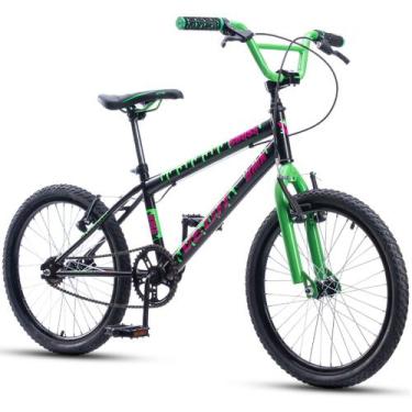 Imagem de Bicicleta Bmx Freestyle Infantil Vega Aro 20 Bike V-brakes, Slime