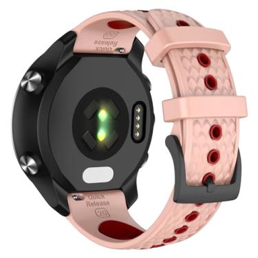 Imagem de OVERSTEP Pulseira de relógio Garmin Forerunner 245/Forerunner 645, pulseiras de substituição de 20 mm para relógio inteligente Venu/Venu SQ/Venu SQ2/Venu 2 Plus/Forerunner 158/165/55/Vivoactive 3