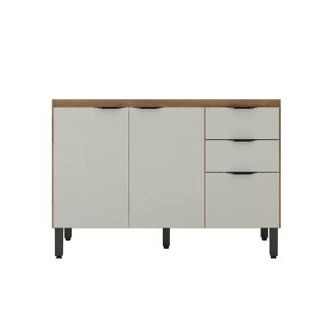 Imagem de Balcão de Pia sem Tampo Firenze Amêndola Touch Nude Prime TX Demóbile