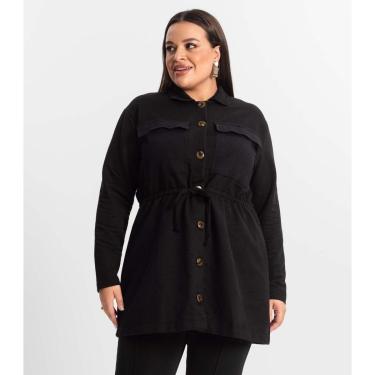 Imagem de Parka Feminina Plus Size Secret Glam-Feminino