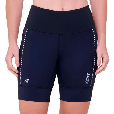 Imagem de Bermuda De Corrida Authen Grit Bossa Zíper 18cm Feminina-Feminino