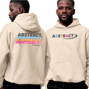 Imagem de Moletom Canguru Com Capuz‎ Logo Street Abstract Colorful-Unissex