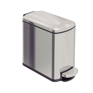 Imagem de Lixeira Tramontina Tipo D Slim Inox Acabamento Acetinado 6 L Tramontin