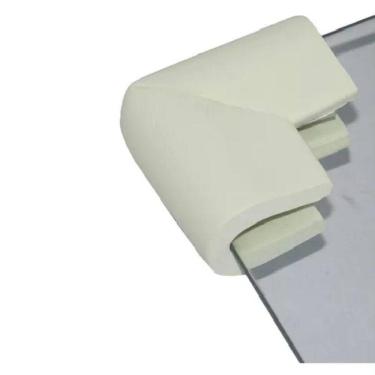 Imagem de Cantoneira Mesa Vidro Protetor Quina Canto Bebê C/4Un Espuma