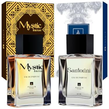 Imagem de Perfume Masculino Kit: Mystic Arabe E Santorini Citrico Fresco Eau De Parfum Longa Duração 50 ml cada