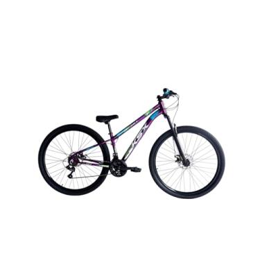 Imagem de Bicicleta Bike Aro 29 MTB Alumínio KSX GRAU SD7 21V Câmbio ESPECIAL S. Cabeamento Interno Unissex (VIOLETA (C/M AZUL), 13)