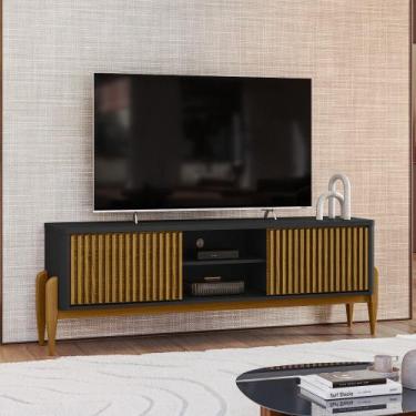 Imagem de Rack Sereno para Tv até 55 polegadas com Ripado 2 Portas de Correr 160