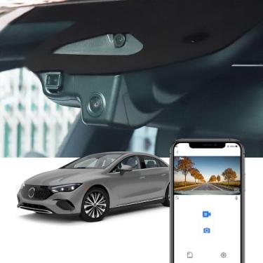 Imagem de Fitcamx Câmera de painel 4K adequada para Mercedes-Benz EQE 2023 2024 2025 (Sedan/HD2-6632) EQE 350 500, visual OEM, vídeo UHD 2160P, WiFi e aplicativo integrados, gravação em loop, sensor G, fácil de