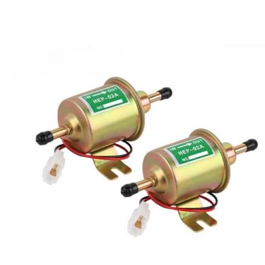 Imagem de 2 Pacotes de Bombas de Combustível Elétricas de Baixa Pressão 12V HEP-02A Universal Gás Diesel