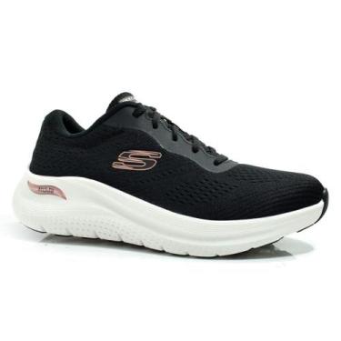 Imagem de Tênis Feminino Skechers Arch Fit 150051, Preto, 37