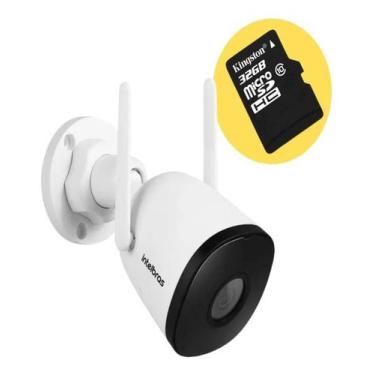 Imagem de Kit Câmera de Segurança WiFi Full HD iM5 SC com Cartão de Memória 32GB