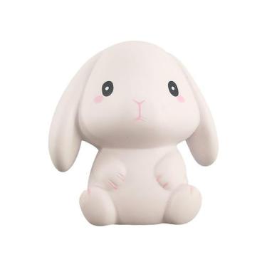 Imagem de Simulação Bonito Coelho Branco Coelho Descompressão Descompressão Brin