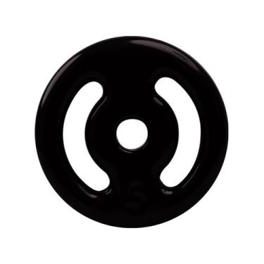 Imagem de Anilha Academia 3kg emborrachada borracha pvc vazada Fitness - Versal