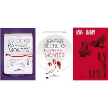 Imagem de Kit Raphael Montes - Suicidas + Jantar Secreto + Bom Dia, Verônica - C