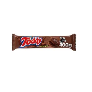 Imagem de Biscoito Recheado Toddy 100g Chocolate Caixa com 44 unidades