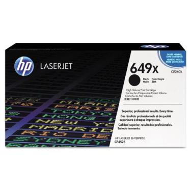 Imagem de Toner Original  CP4025 CP452  CE260X 649X  PRETO - Hewlett-Packard