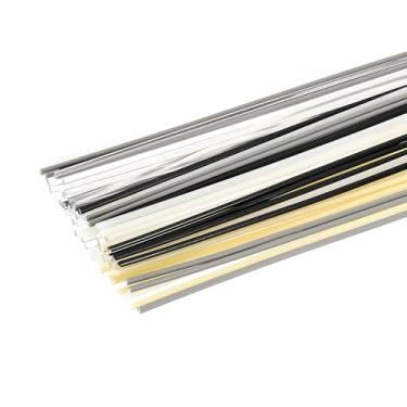 Imagem de HARFINGTON 1 conjunto (78 peças) de hastes de solda de plástico redondas TPO, ABS, PP, PE, PA, PU, PC, hastes de soldagem para para-choques de carro, caiaque, reparo diário, para-choques de carro